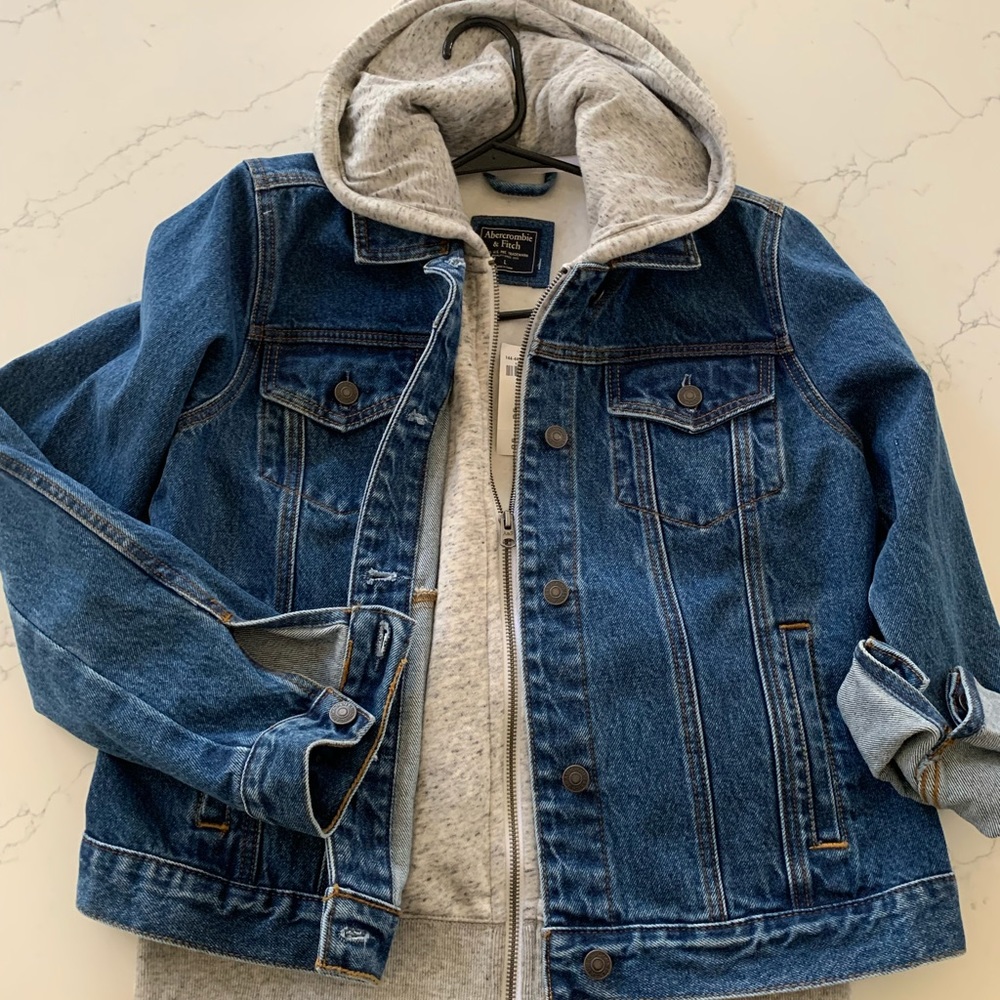 Double lined sweater Jean jacket